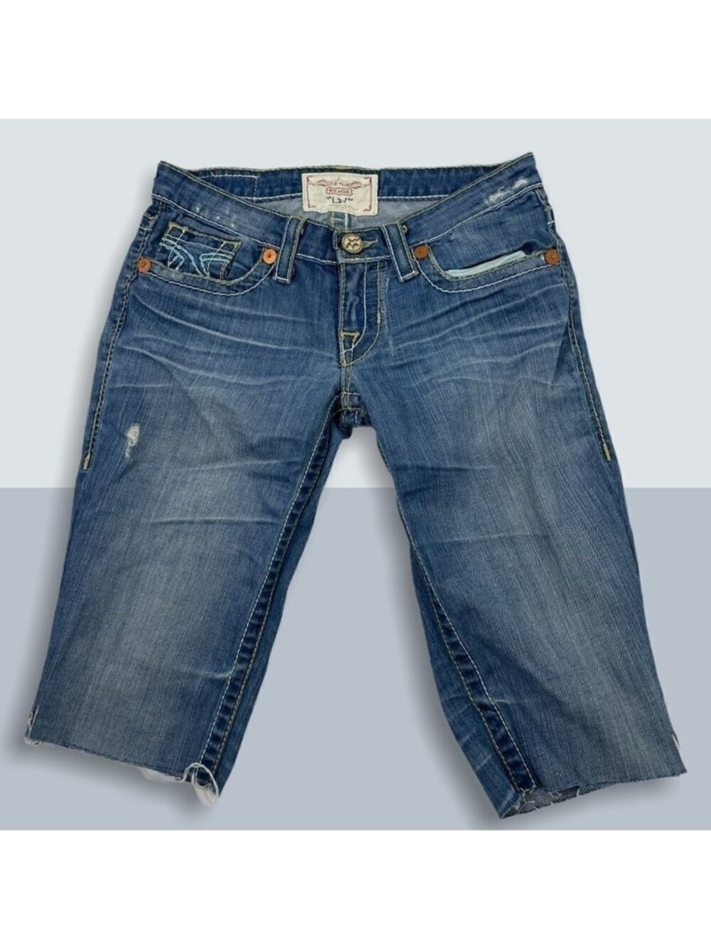 Big Star Jeans Liv Cut Off Low Rise Capris